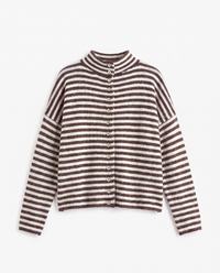 The Two-Tone Ribbed Cardigan